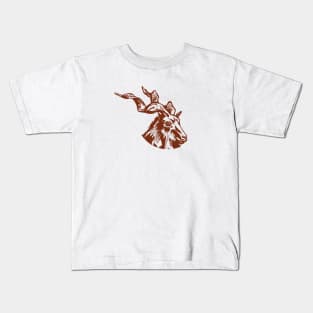 Kudu Animal Design Kids T-Shirt